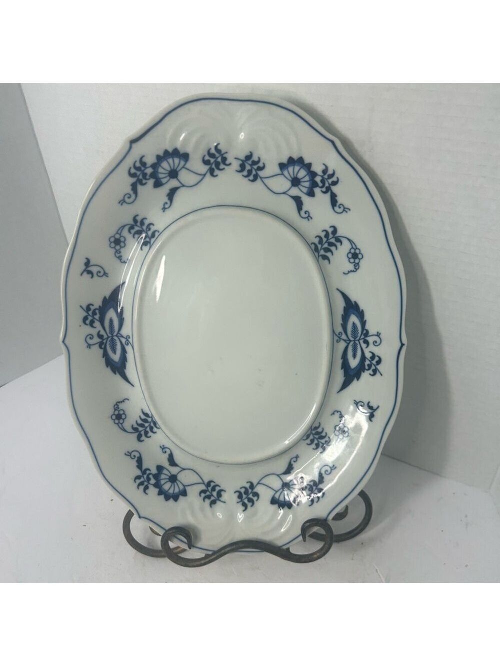 Blue Danube Under-plate Floral Porcelain Plate made in Japan